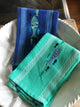 Turquoise Fish Embroidered Kitchen Towel